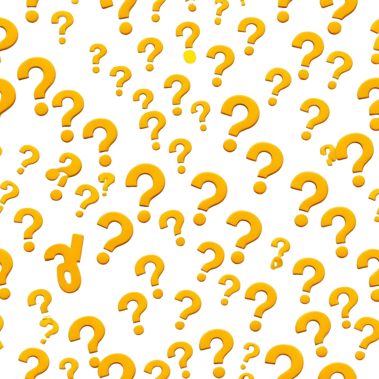 mysterious puzzle pattern with question marks emoji