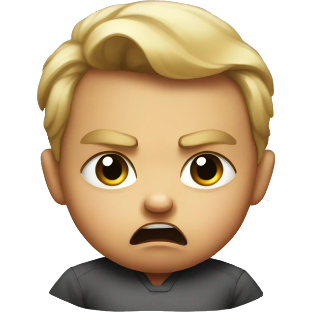 baby angry emoji
