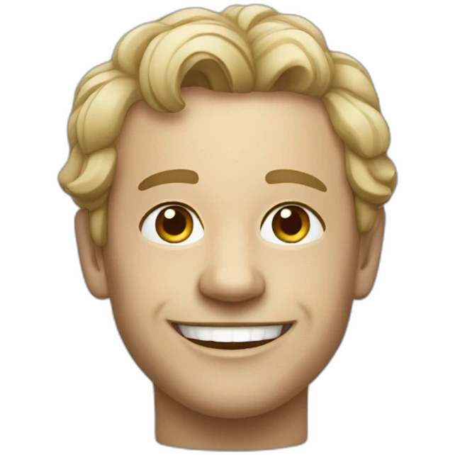Austrian artist smiling emoji