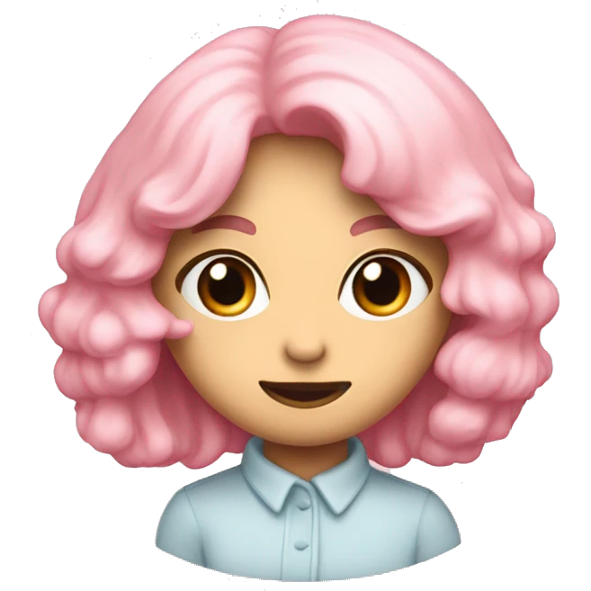 Pastell rosanes Herz emoji