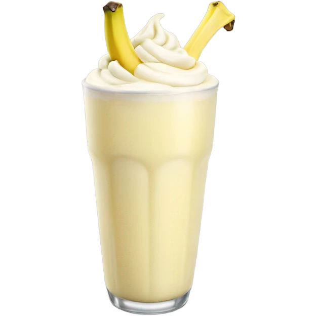 Banana milkshake emoji