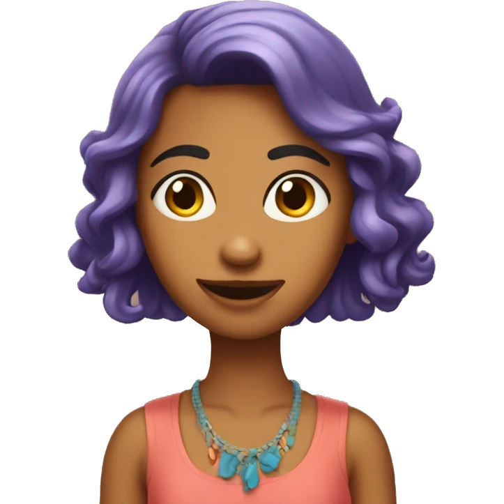 Chica coquetee emoji