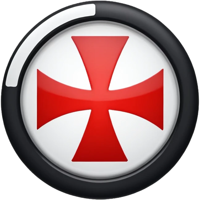 Red flag, with white disk, inside of white disk is black swastika. emoji