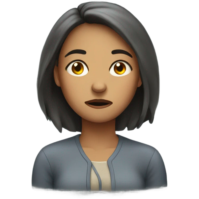 Woman not feeling well emoji