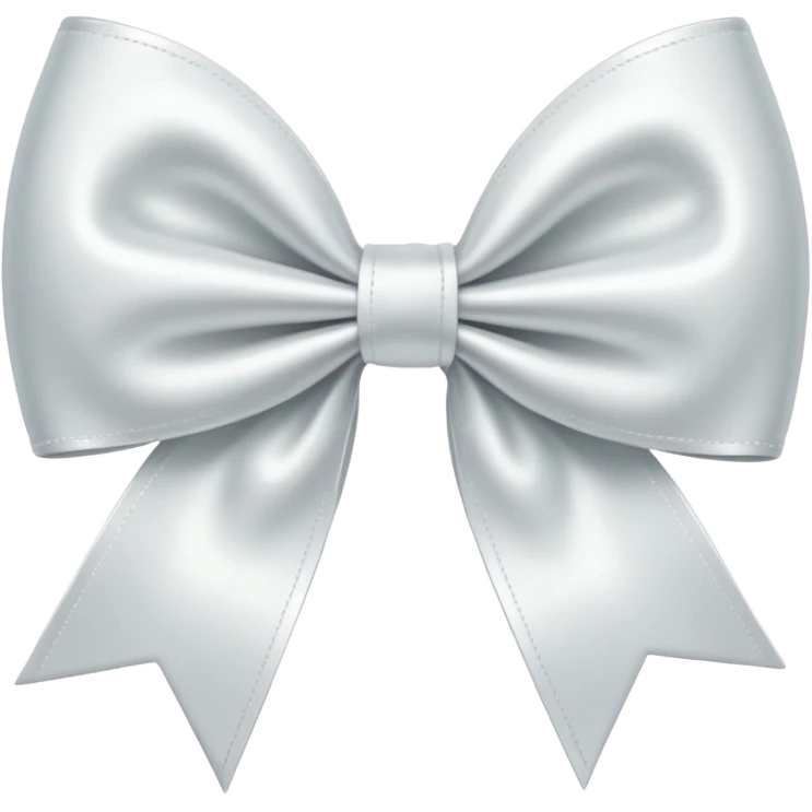 Laço branco  emoji