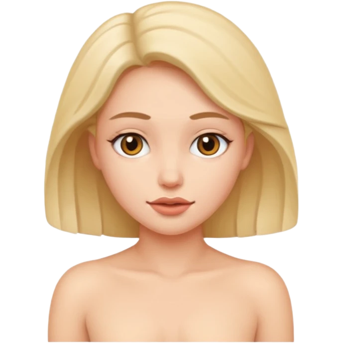 Mujer desnuda emoji