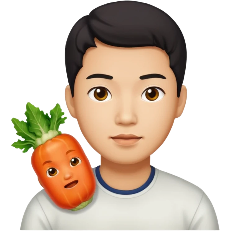 Wearing kimchi man emoji