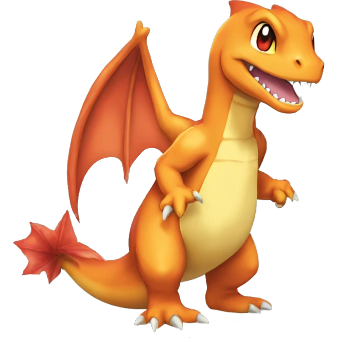  Charmander-Charmeleon-Charizard-Fakemon Full body emoji