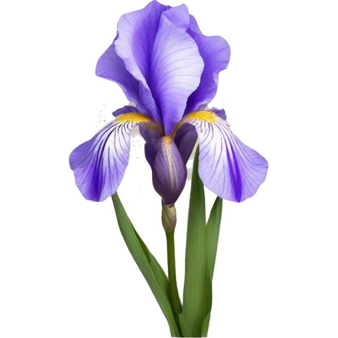Iris flower emoji