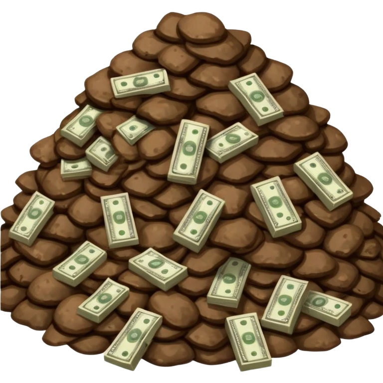 Poop money emoji