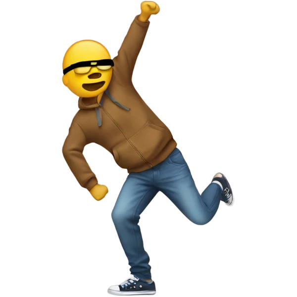 Person dabbing emoji