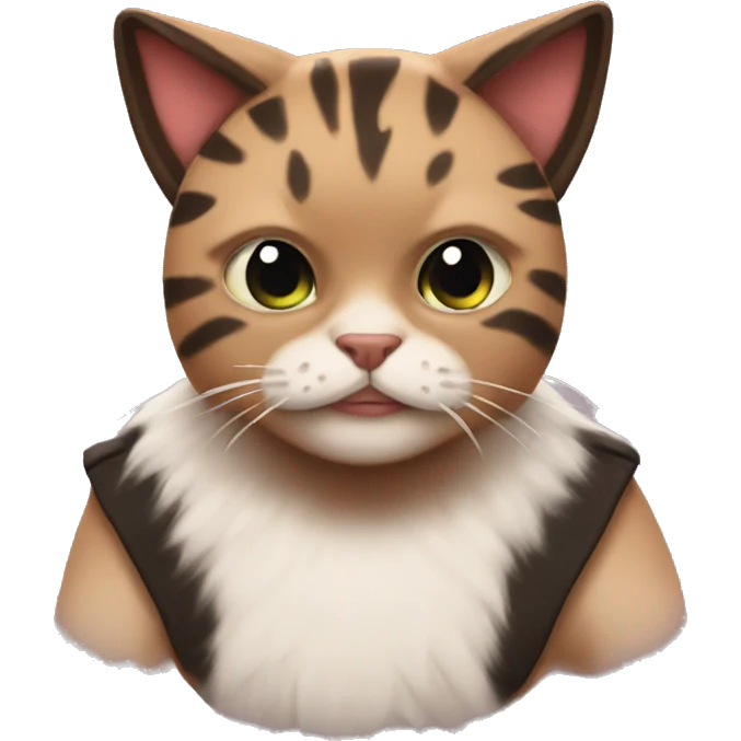 pudge with cat ears emoji