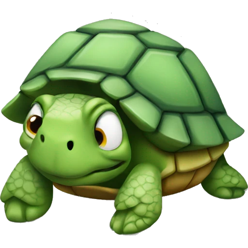 sick turtle emoji