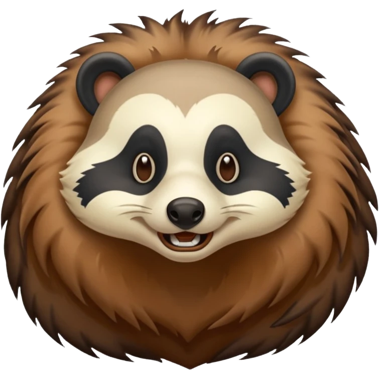Badger farting emoji