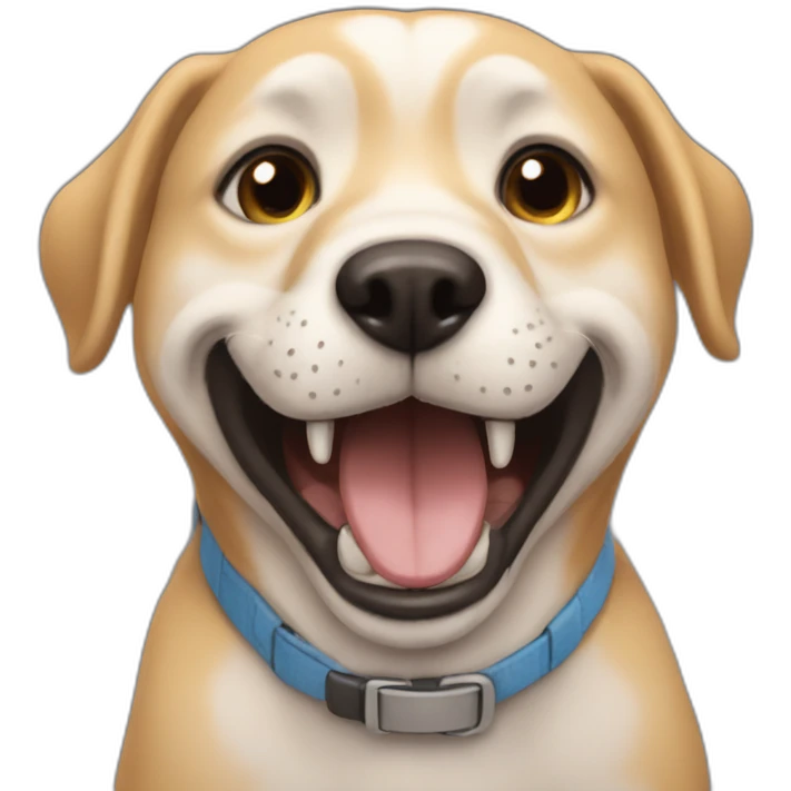 Meme perro sonriente  emoji