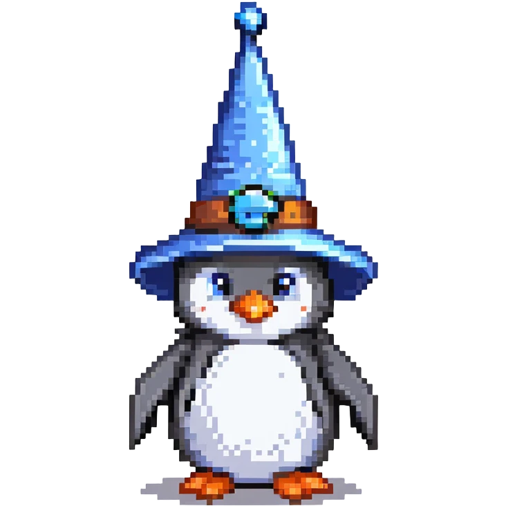 wizard penguin emoji