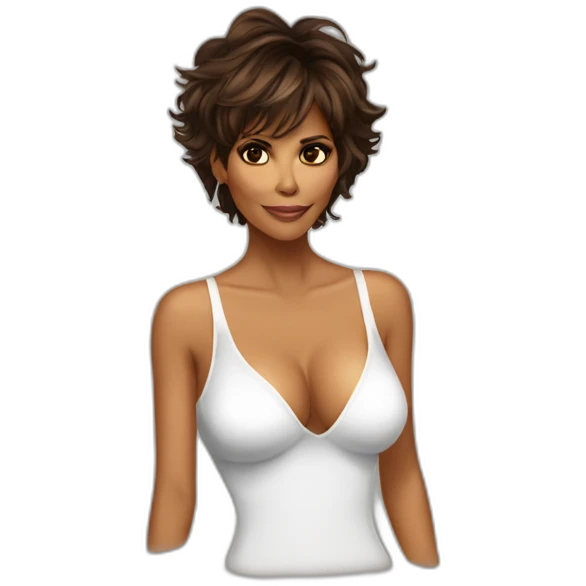 Halle berry seductive look emoji