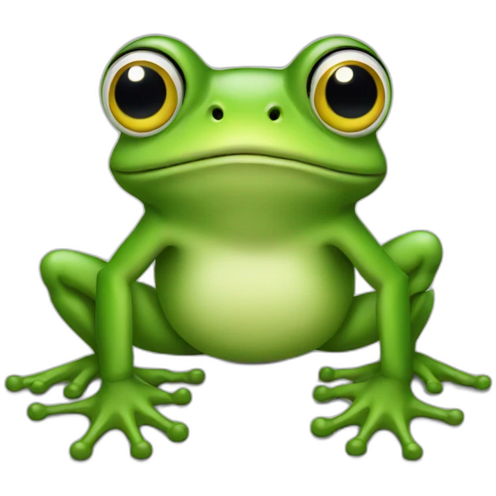 medium frog emoji