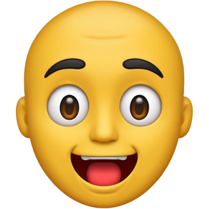 "Create a cute and colorful sticker of a talking head emoji 🗣️, cartoon style, with bold outlines and expressive face, perfect for chat apps, on a transparent background." emoji