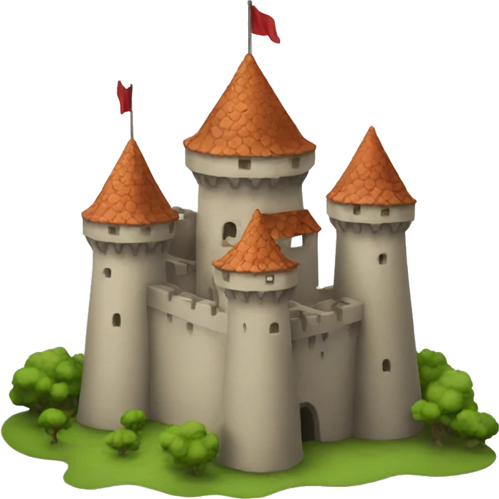 castillo con dagones emoji