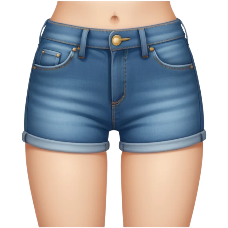 A naked girl showing her butt emoji