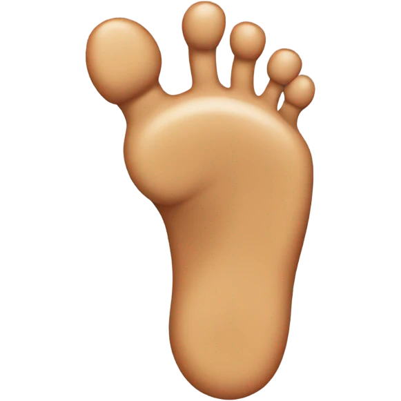 foot with toes crossed emoji