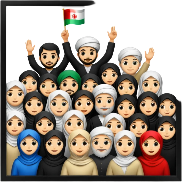 Freedoom IRAN, no islamic emoji