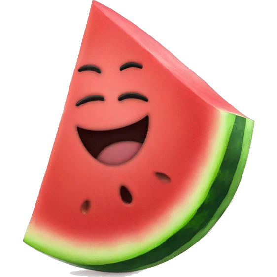 one slice of watermelon emoji