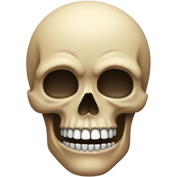 Moei Emoji With SKull emoji