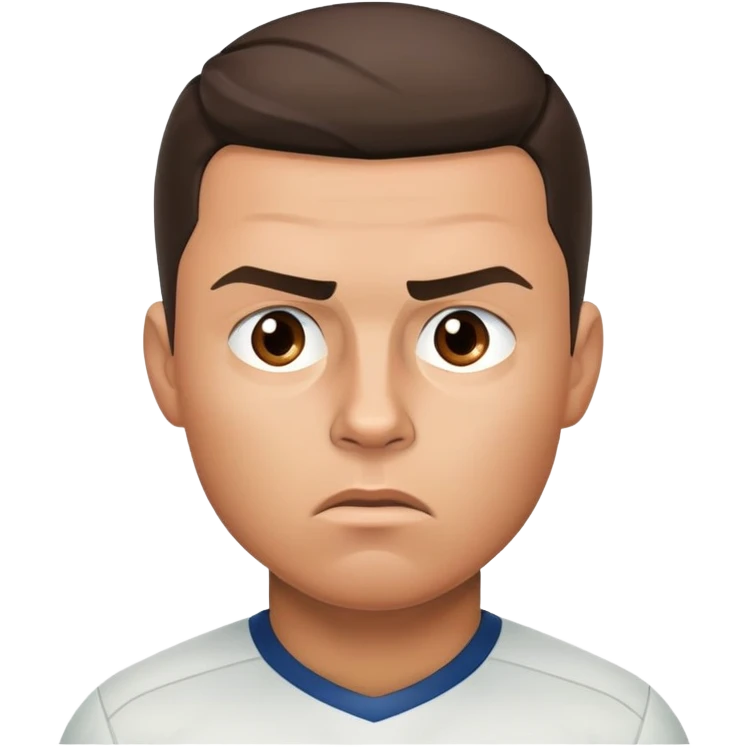 Ronaldo confused emoji