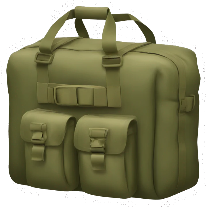 Military Bag emoji