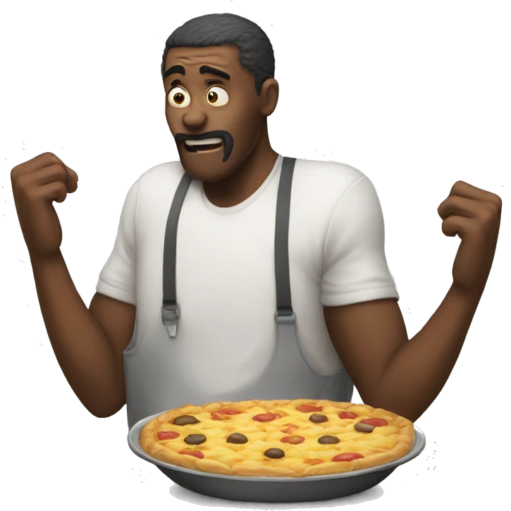 Hungry man emoji