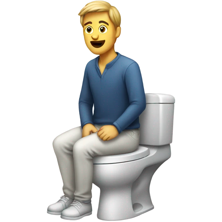 Man in toliet emoji