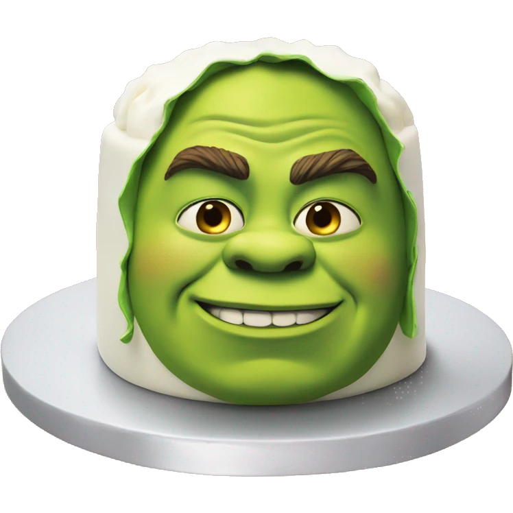 Shrek cake  emoji