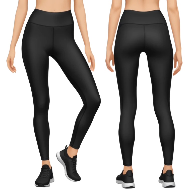 legging noir emoji