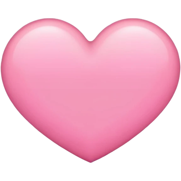 pink heart outline emoji
