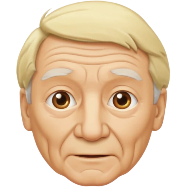 blonde elderly man emoji