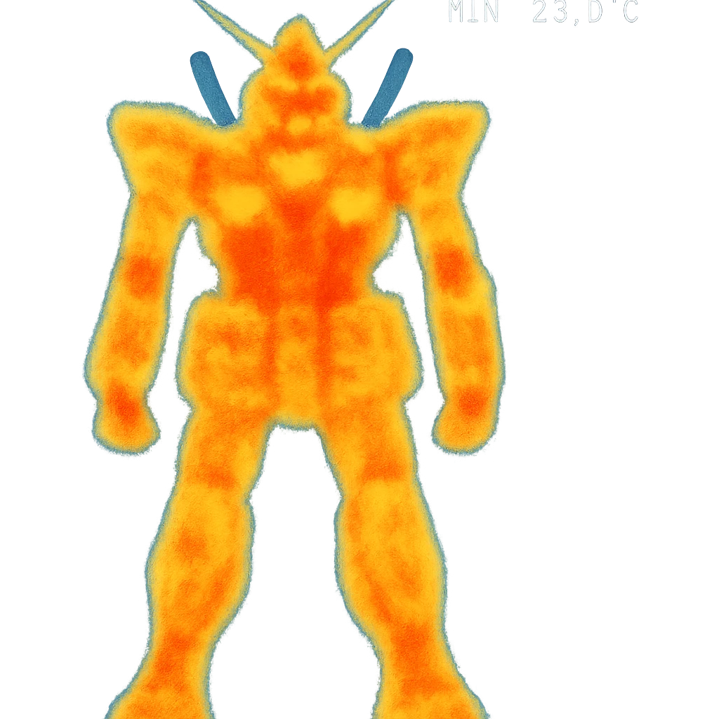 Gundam RX-0 Unicorn in full height, front view emoji