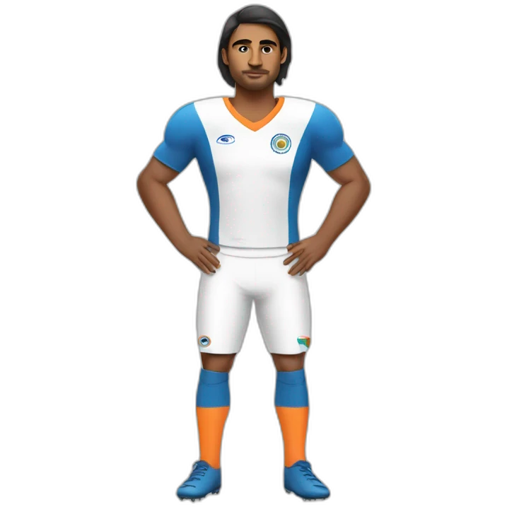 indian football player emoji