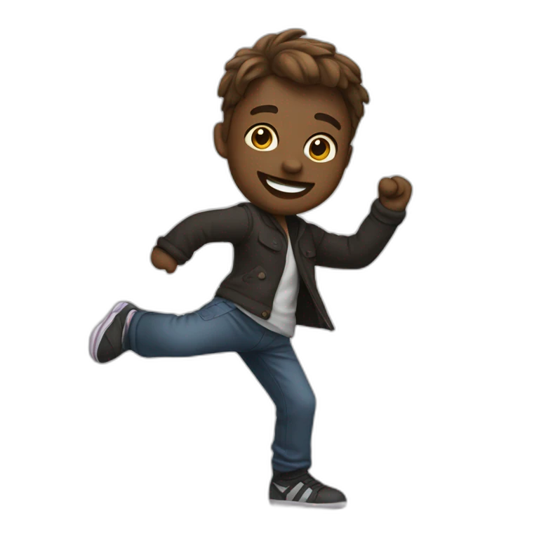 Chat qui danse emoji