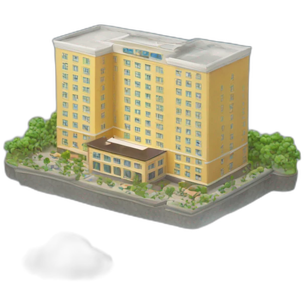 hotel on clouds emoji