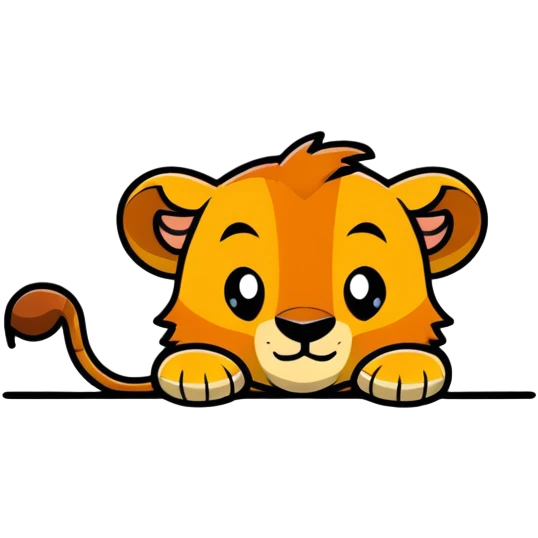 Simba from Disney emoji