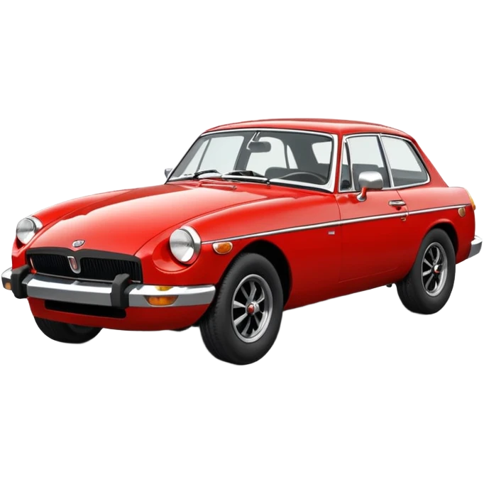 1978 Mgb gt siren red buiscit interior chrome bumper emoji