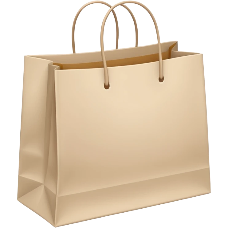 Light beige shopping bags emoji