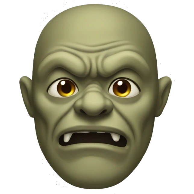 ugly golem emoji