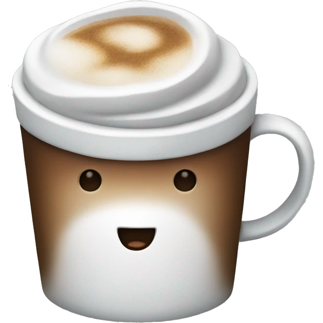 Winter coffee emoji