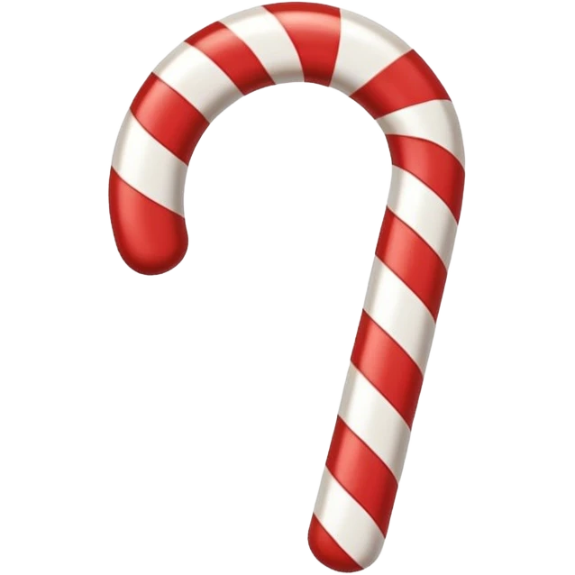 Christmas candy cane emoji