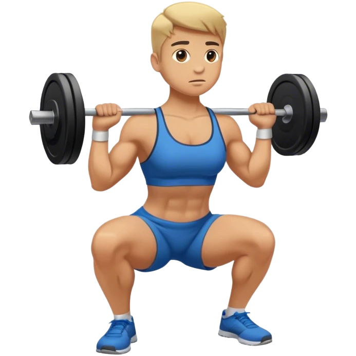 weighted squats emoji