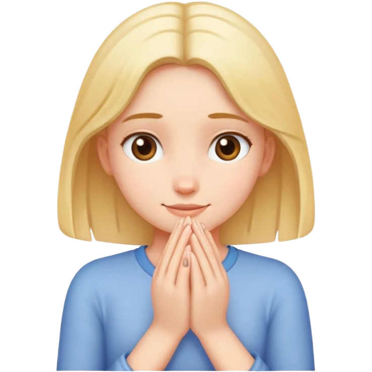 Girl rubbing her hands together  emoji