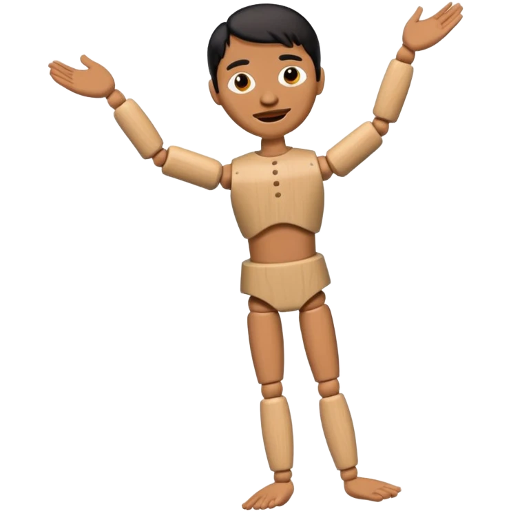 Icon for Puppet Theater: a puppet body emoji